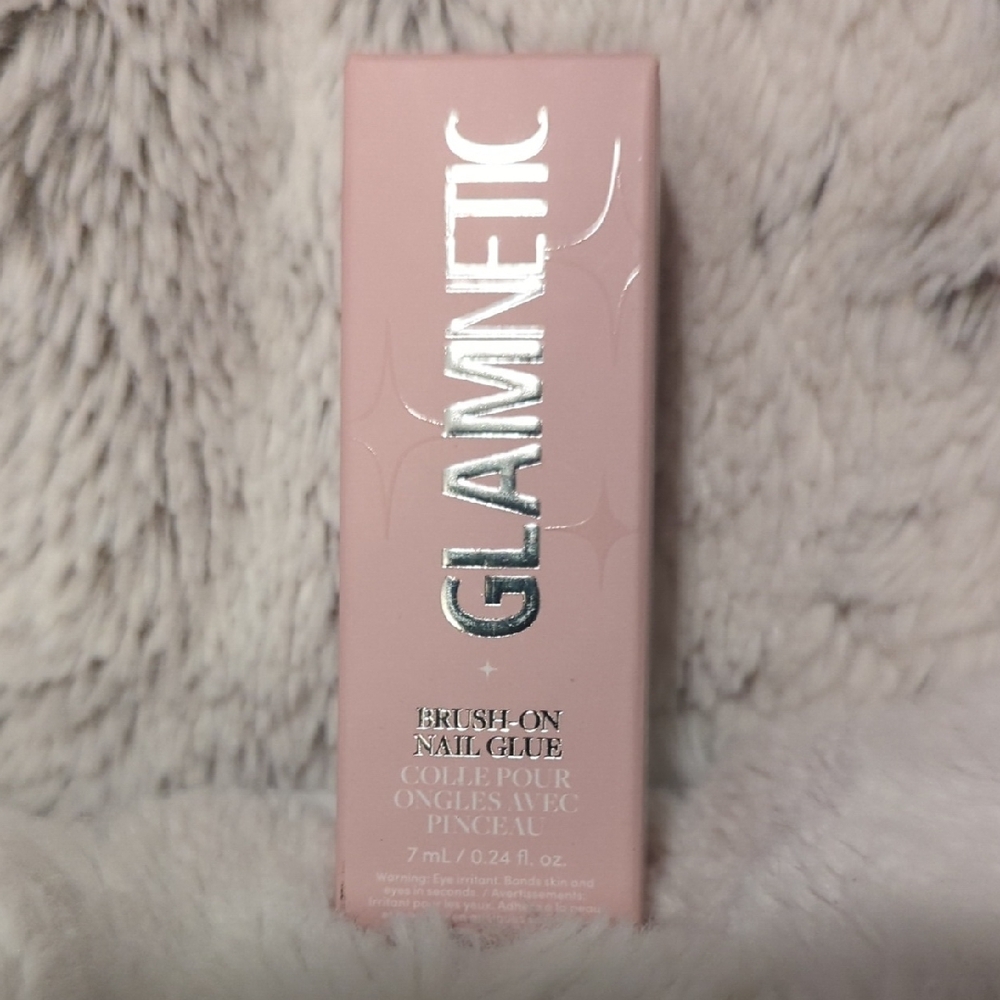 Pink Brush-On Nail Glue